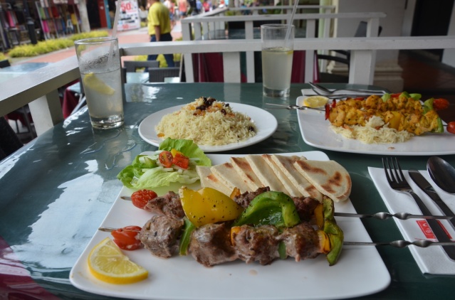 A Persian meal on Arab street, Singapore.