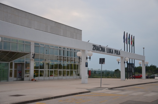 The airport at Pula, Croatia