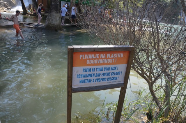 Swim at your own risk