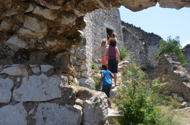 Climbing the fortress