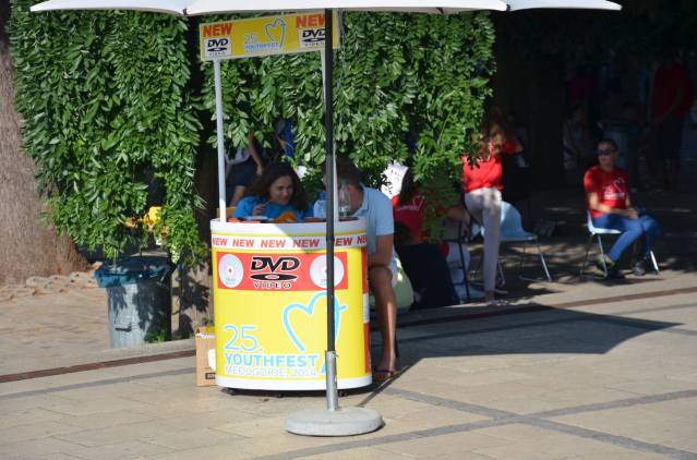 Booth at the Youthfest Medugorje