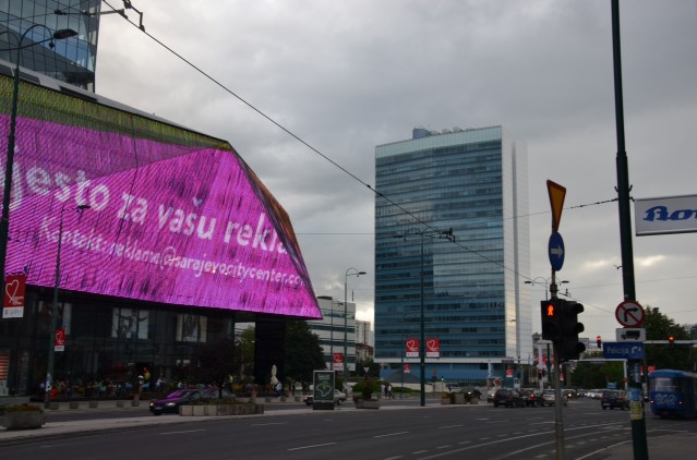 The refurbished parliament building
