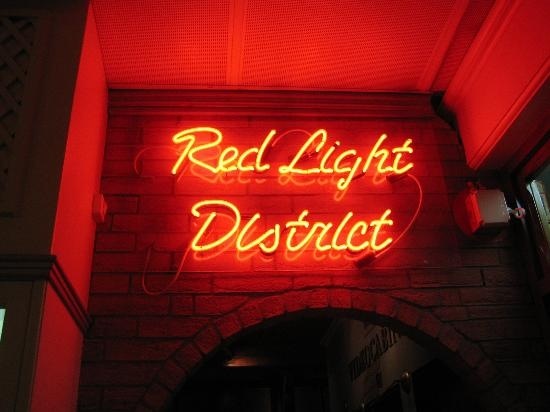 The Red Light District 'set' (picture courtesy of Pink Haylx, July 2007).