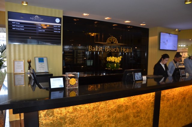 Reception area, Baltic Beach hotel