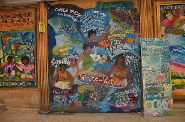 Wall art at Matonge, Brussels