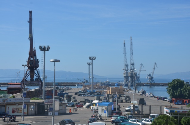 The port of Rijeka