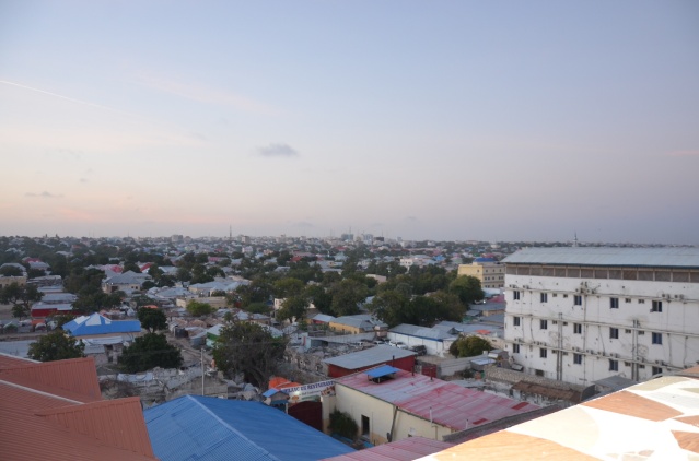 Rooftop view of Mogadishu