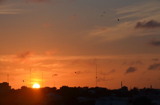 Sunset in Mogadishu