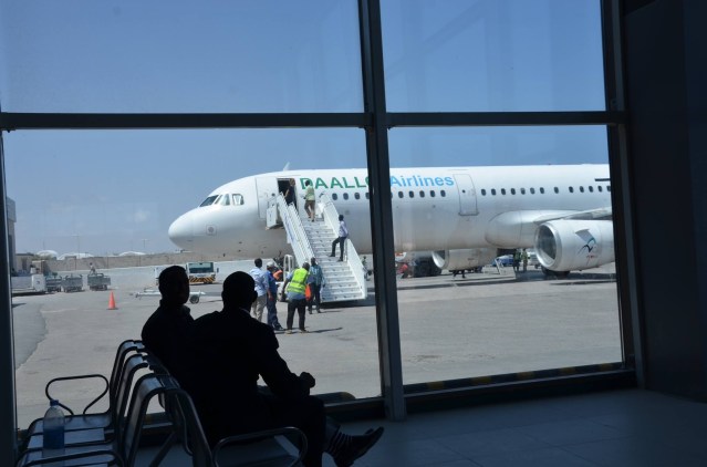 Mogadishu to Nairobi flight via Wajir.