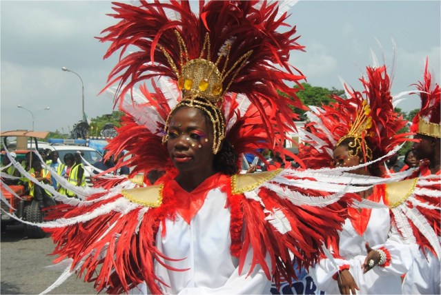 Girl at the Calabar Carnival, Calabar, Nigeria. (Credit: Jimnoh Babatunde)