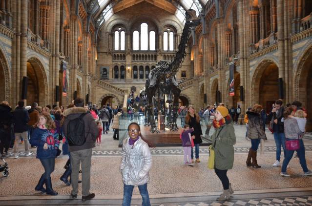 At the entrance of the National Museum