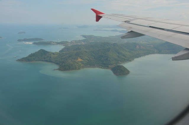 Our flight over the island of Phuket
