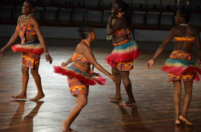 Traditional dancers at the Bomas of Kenya, Nairobi.